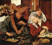Marinus van Reymerswaele The Moneychanger and His Wife Germany oil painting reproduction